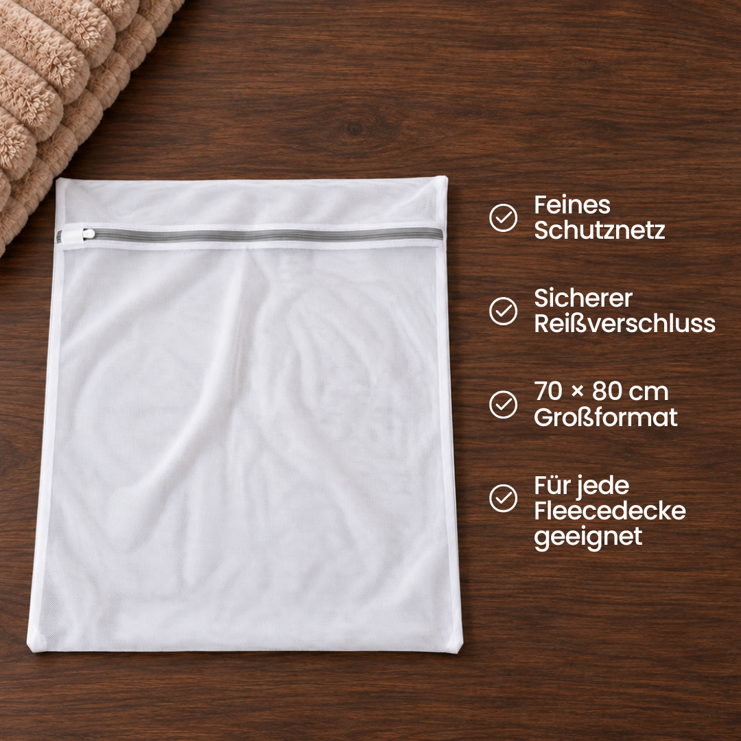 Fleecedecke Waschbeutel