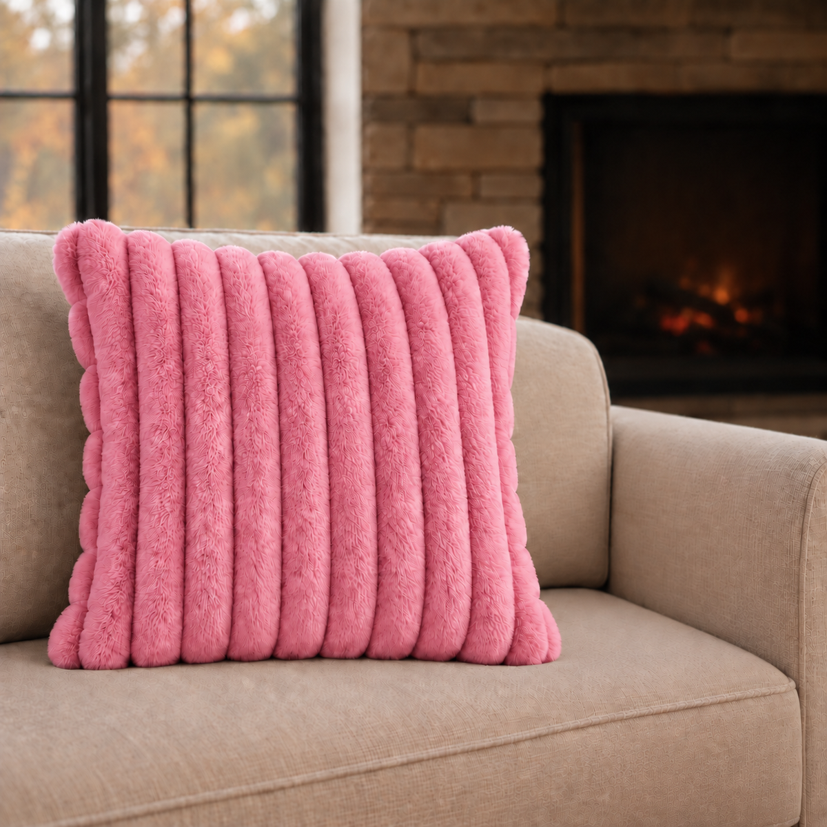 Fleece Kissenbezug