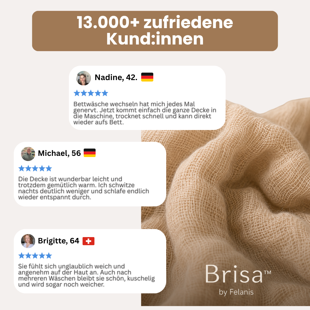 Brisa™ – Musselindecke aus Baumwolle