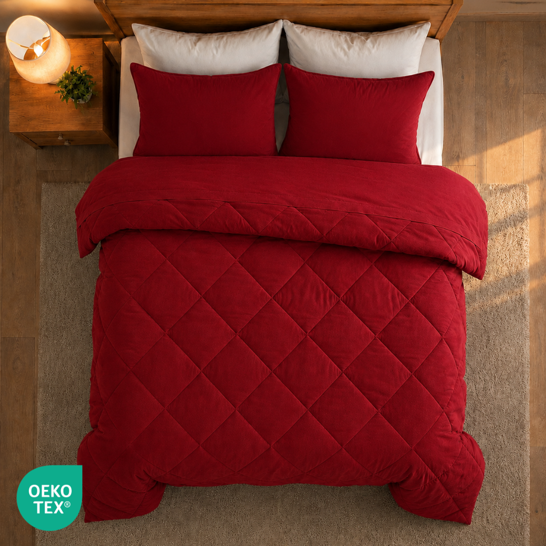 CloudFresh™ Decke – Die 2-in-1 Ganzjahresdecke, die den Bettbezug überflüssig macht.