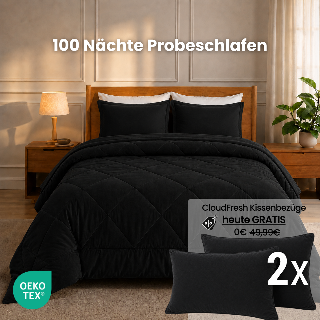 CloudFresh™ Decke – Die 2-in-1 Ganzjahresdecke, die den Bettbezug überflüssig macht.