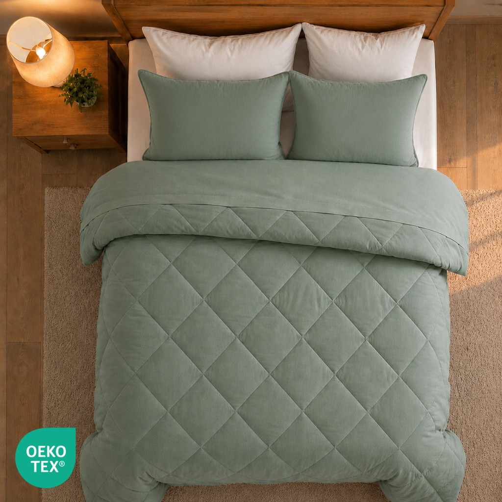 CloudFresh™ Decke – Die 2-in-1 Ganzjahresdecke, die den Bettbezug überflüssig macht.