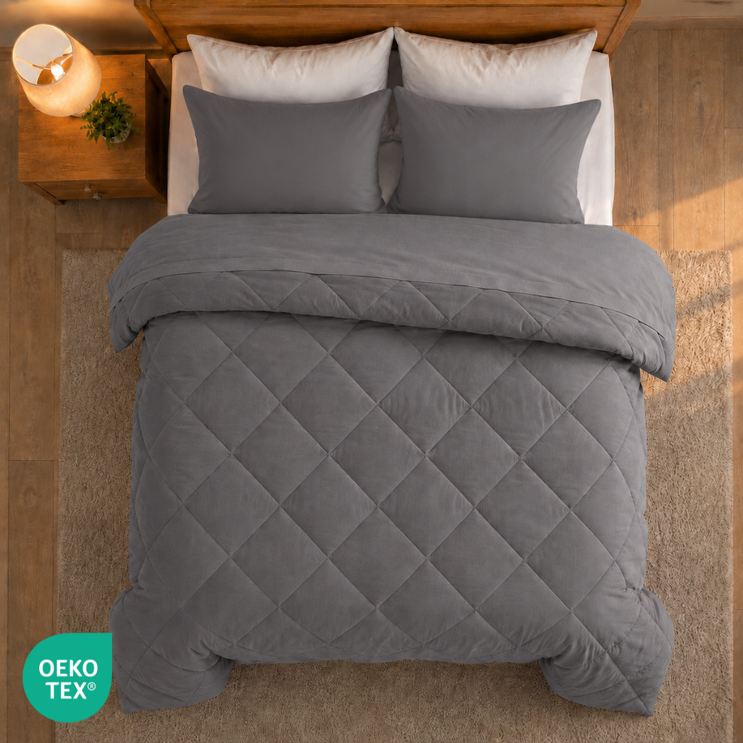 CloudFresh™ Decke – Die 2-in-1 Ganzjahresdecke, die den Bettbezug überflüssig macht.