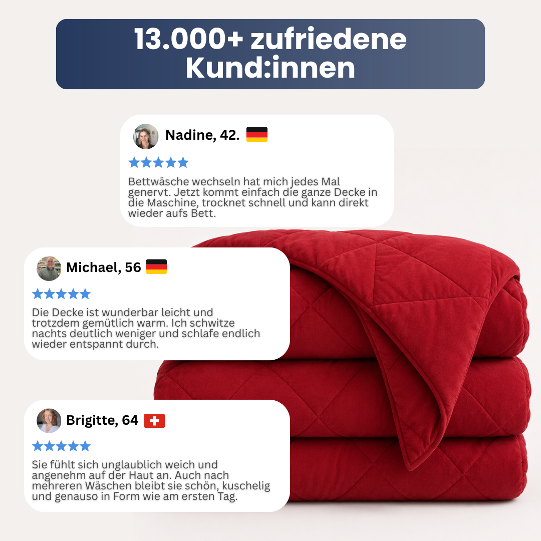 CloudFresh™ Decke – Die 2-in-1 Ganzjahresdecke, die den Bettbezug überflüssig macht.